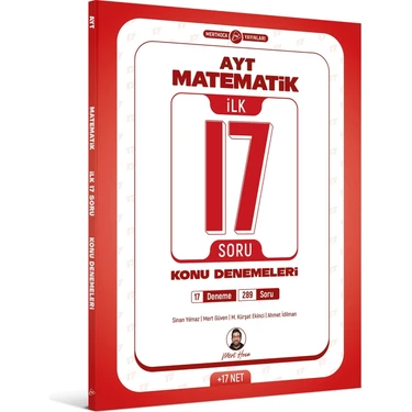 Mert Hoca Yayınları Ayt Matematik Ilk 17 Soru Konu Denemeleri Mert