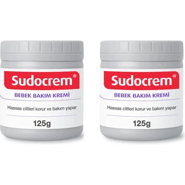 Sudocrem 125 gr 2'li Bebek Bakım Kremi Tüm Ciltler İçin Pişik Önleyici Koruma
