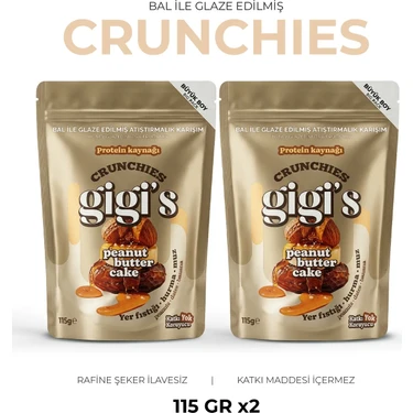 Gigis Food Bal Glazeli Yer Fıstığı, Hurma ve Muz Kurulu Atıştırmalık - Kuruyemiş ve Kuru Meyveli
