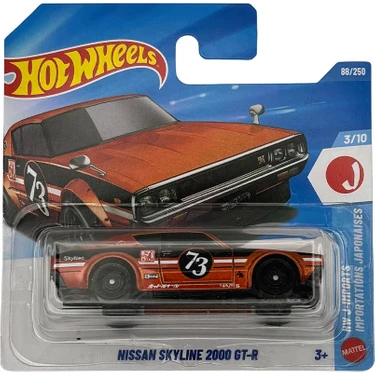 Hot Wheels - Nissan Skyline 2000 Gt-R - Turuncu (1/64) JJJ50 Fiyatı