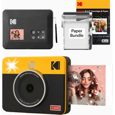 Kodak Mini Shot 3 Retro Anında Kamera ve Fotoğraf Yazıcı