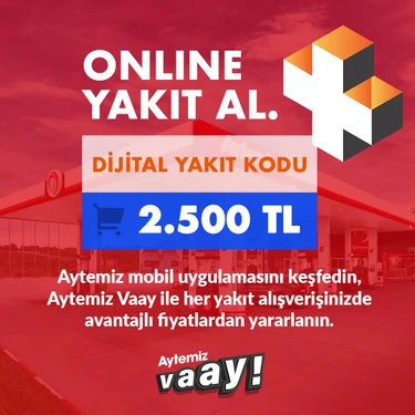 Aytemiz Akaryakıt Aytemiz Vaay Dijital Yakıt Kodu 2500