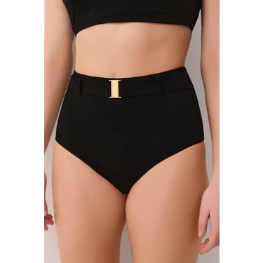 Suwen Yüksek Bel Kemerli Bikini