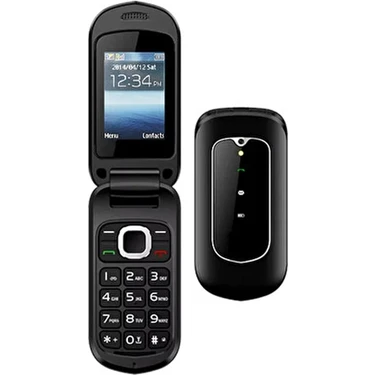 Siyah Aktif SamsungKapaklı Tuşlu Cep