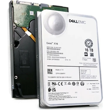 DEEL ハードディスク PC Dell Emc Exos™ 16TB 7.2k 12G Nl 512E Sas 3.5 Sunucu Fiyatı