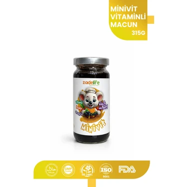 Zadelife Minivit 315 gr Vitaminli Macun Çocuklar İçin Doğal ve Katkısız Enerji