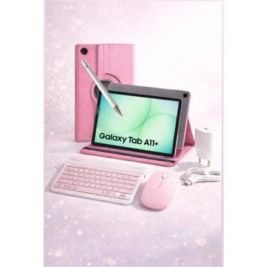 Samsung Galaxy Tab A11 Plus 8gb 256GB 11'' Ekran Gary ( KALEM HEDİYE ) Kılıf Cam Şarj Başlık
