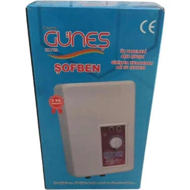 Güneş Sılver Banyo Şofbeni Üç Kademeli