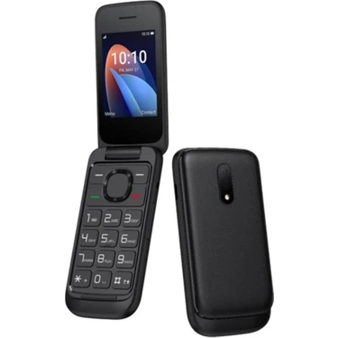 TCL Kolay Kullanımlı Tuşlu Telefon, Şık Volcano Black Renkli