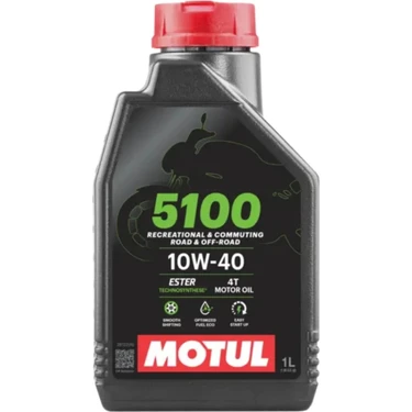 Motul 5100 4t 10W40 1l Yarı Sentetik Motosiklet