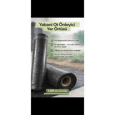 Jüt /malç Taban Örtüsü-Sera Yerörtüsü-Peyzaj Uygulama Örtüsü Yabani Ot Engelleme Örtüsü(1,50*20