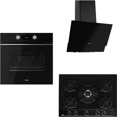Teka Ankastre Set Siyah ( Hlb 8400 Bk Hydroclean Pro - Atv 60 Bk - Hf Lux 70 5g