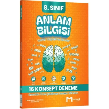 Mozaik Yayınları 8. Sınıf Anlam Bilgisi 16 Lı Konsept