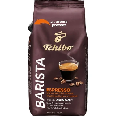 Tchibo Barista Espresso Çekirdek Kahve 1000 gr Almanya Menşeli Yoğun Aroma ve