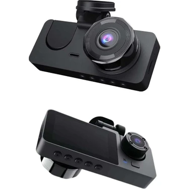 Epilons Yol Kayıt Araç Kamerası Hd Dvr 3 Kameralı 2.0ın Ekranlı Ön Iç