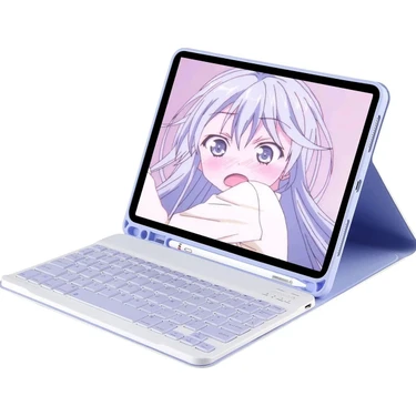 İlkyaz Fashion  Xiaomi Redmi Pad Se Kılıf KC01 Smart Klavyeli Tablet Kılıfı -