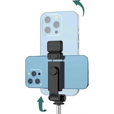 İlkyaz Fashion Tripod Selfie Çubuğu Bluetooth Kumandalı Kablosuz LED