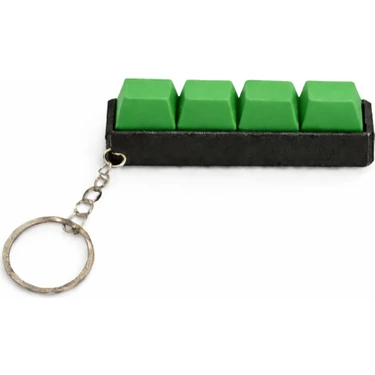 H20 Farm Yeşil 4’lü Keycap Tuş Anahtarlık Blue Switch Mekanik Tuş – Stres Atıcı Tık Tık Klavye