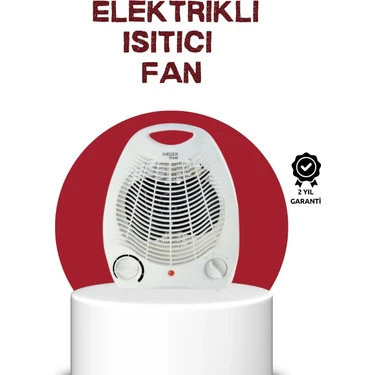 İlkyaz Fashion 2000W Taşınabilir Elektrikli Fanlı Isıtıcı – Hızlı Isınma, Kompakt