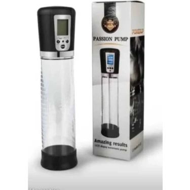 Greenport Penis Pompası USB Şarjlı LED Ekran 4 Kademeli Çekim Büyük