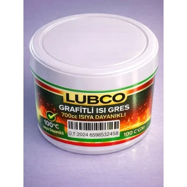 Lubco 700 Derece Yüksek Isıya Dayanıklı Grafitli Gres Yağı 100