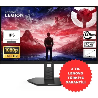 Lenovo Legion 27-10 27" Full Hd IPS 240Hz 0.5 Ms (Mprt) Monitör