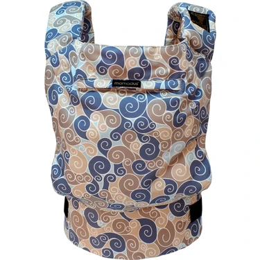 Mamadusbaby Ergonomik Kanguru Salyangoz 0-4 Yaş İçin Hava Geçiren Pamuk Kumaşla