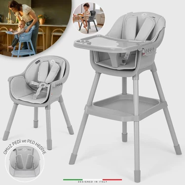 Elele Misto 2 4in1 Bebek Mama Sandalyesi ve Mama Oturağı Iç Pedli