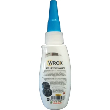 Wrox Sıvı Lastik Yaması 100 cc Beyaz - Mavi Renkli Kauçuk Özellikli Lastik
