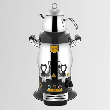 Remta R25 Mini Çift Demlikli Elektrikli Çay Makinesi Semaver 5 Lt 900