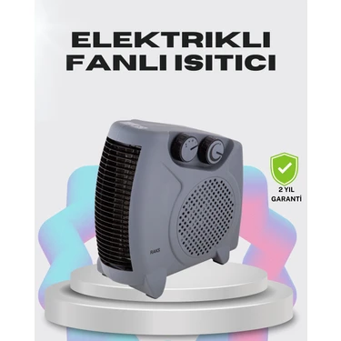 Eilo Luxe Çok Fonksiyonlu Fanlı Isıtıcı Isıtma ve Soğuk Hava Üfleme Özellikli -
