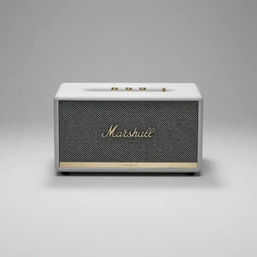 Marshall Stanmore Bt II Beyaz Bluetooth Hoparlör Şık Tasarım Fiyatı