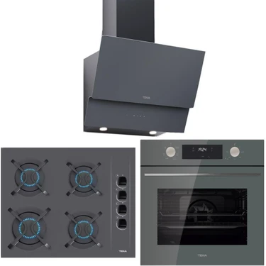 Teka Chef 4 Gri Ankastre Set (Hak 625 St Börek Şefim - Gbc 64002 Kbc St- Atv 60 Pro