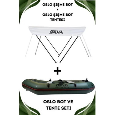 Oslo Fishing Team Haki Şişme Bot ve Tente