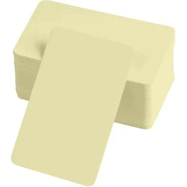 İlk El Grup Ieg™ Boş Kelime Kartları 5x8 cm - 50 Adet Oval Kenarlı | Tabu &amp; Not Kartları -