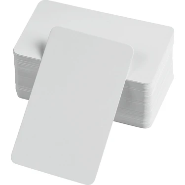 İlk El Grup Ieg™ Boş Kelime Kartları 5x8 cm - 50 Adet Oval Kenarlı | Tabu &amp; Not Kartları -