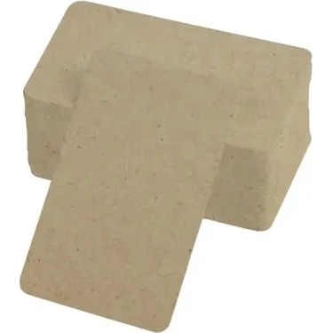 İlk El Grup Ieg™ Boş Kelime Kartları 5x8 cm - 50 Adet Oval Kenarlı | Tabu &amp; Not Kartları -