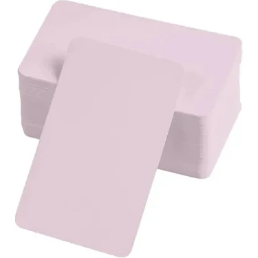 İlk El Grup Ieg™ Boş Kelime Kartları 5x8 cm - 50 Adet Oval Kenarlı | Tabu &amp; Not Kartları -