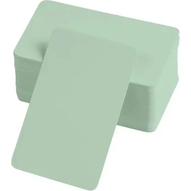 İlk El Grup Ieg™ Boş Kelime Kartları 5x8 cm - 50 Adet Oval Kenarlı | Tabu &amp; Not Kartları -