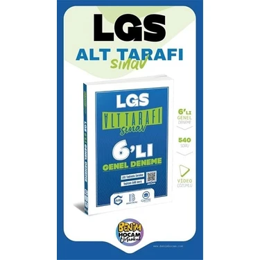 Lgs Alt Tarafı Sınav 6 Lı Genel Deneme ( Benim Hocam- Arı- Çanta Yayınları Ortak Denemesidir