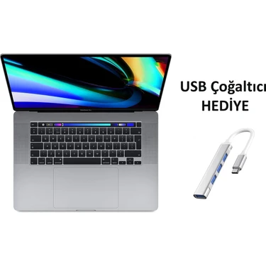 Apple MacBook Pro A2141 I7-9750H 16 Ram 500 SSD Amd Radeon Pro 5300M 4 GB Uzay Grisi 16" Macos-