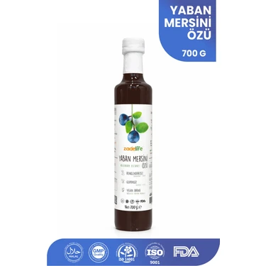 Zadelife Yaban Mersini Özü 700 gr Tamamen Doğal Vegan Ürün Yoğun Kıvamda Meyve Suyu