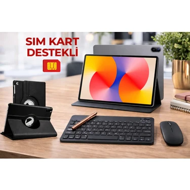 Huawei Matepad Se 11 Inch (Sim Kartlı) 4gb Ram 128GB Tablet Gold Kalem+Siyah Klavye Mouse+Siyah