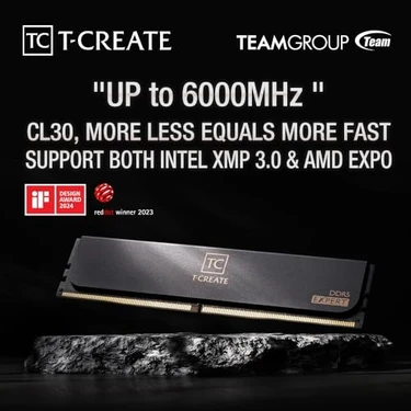 Teamgroup Ddr5 32 GB Kıt 2X16 GB Pc 6000 Team T-Create Fiyatı