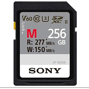 SONY　TOUGH SF-G256T [256GB] Sony SF-M256 256 GB Sdxc Hafıza Kartı Uhs-Iı, V60, Fiyatı