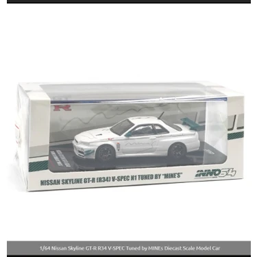INNO64 1/64 Nissan Skyline Gt-R R34 V-Spec Tuned By Mınes Fiyatı
