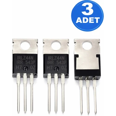Generic 3 Adet IRLZ44N Mosfet – Logic Level, Yüksek Akım, Fiyatı
