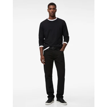 Koton Normal Bel Pamuklu Straight Fit Jean Pantolon - Mark