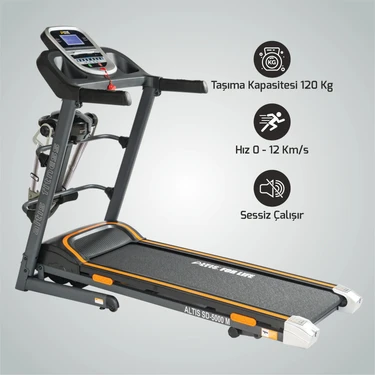 Altis SD5000 M 2,5 Hp Masajlı Ve Manuel Eğimli Koşu