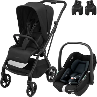 Maxi-Cosi Leona2-Pebble S Tek Elle Katlanabilen Ultra Kompakt Çift Yönlü Seyahat Sistem Bebek